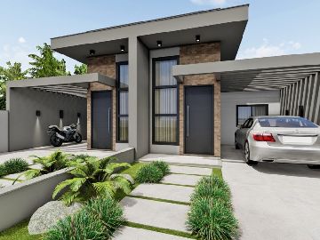 Casa 03 dormit�rios com p� direito alto, Bairro S�o Bento em Lajeado RS