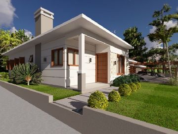 Casa geminada 3 dormit�rios em Santa Clara do Sul