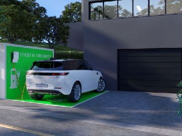 Esta��o de carregamento para carro el�trico